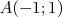 A(- 1;1)  