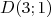 D(3;1)
