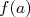 f(a)  