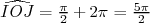  ^     π       5π
IOJ  = 2 +2π =  2  