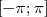 [- π;π]  