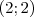 (2;2)  